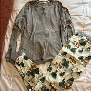 His and Hers Matching Christmas PJs